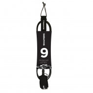 SHAPERS PERFORMANCE SERIES LEASH 9FT ANKLE - BLACK
