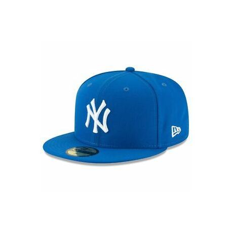 NEW ERA CAP 59FIFTY MLB BASIC NEW YORK YANKEES SNAP SHOT BLUE