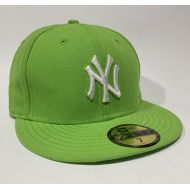 NEW ERA CAP 59FIFTY MLB BASIC NEW YORK YANKEES SNAP SHOT GREEN LIME