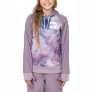 686 BONDED FLEECE PULLOVER HOODY DUSTY ORCHID MARBLE