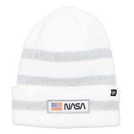 686 NASA KNIT BEANIE NASA WHITE