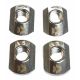 DUOTONE TRACKNUT STAINLESS STEEL (4PCS)
