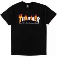 THRASHER FLAME MAG BLK