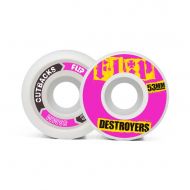 FLIP CUTBACK DESTROYERS 53mm 99a PINK WHEELS PACK